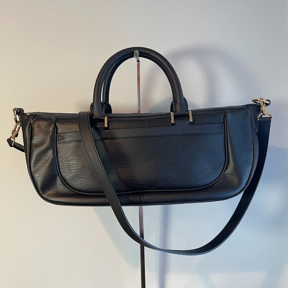 Louis Vuitton Vintage Black Epi Leather Dhanura MM Bag - Preowned - Picture 1 of 14